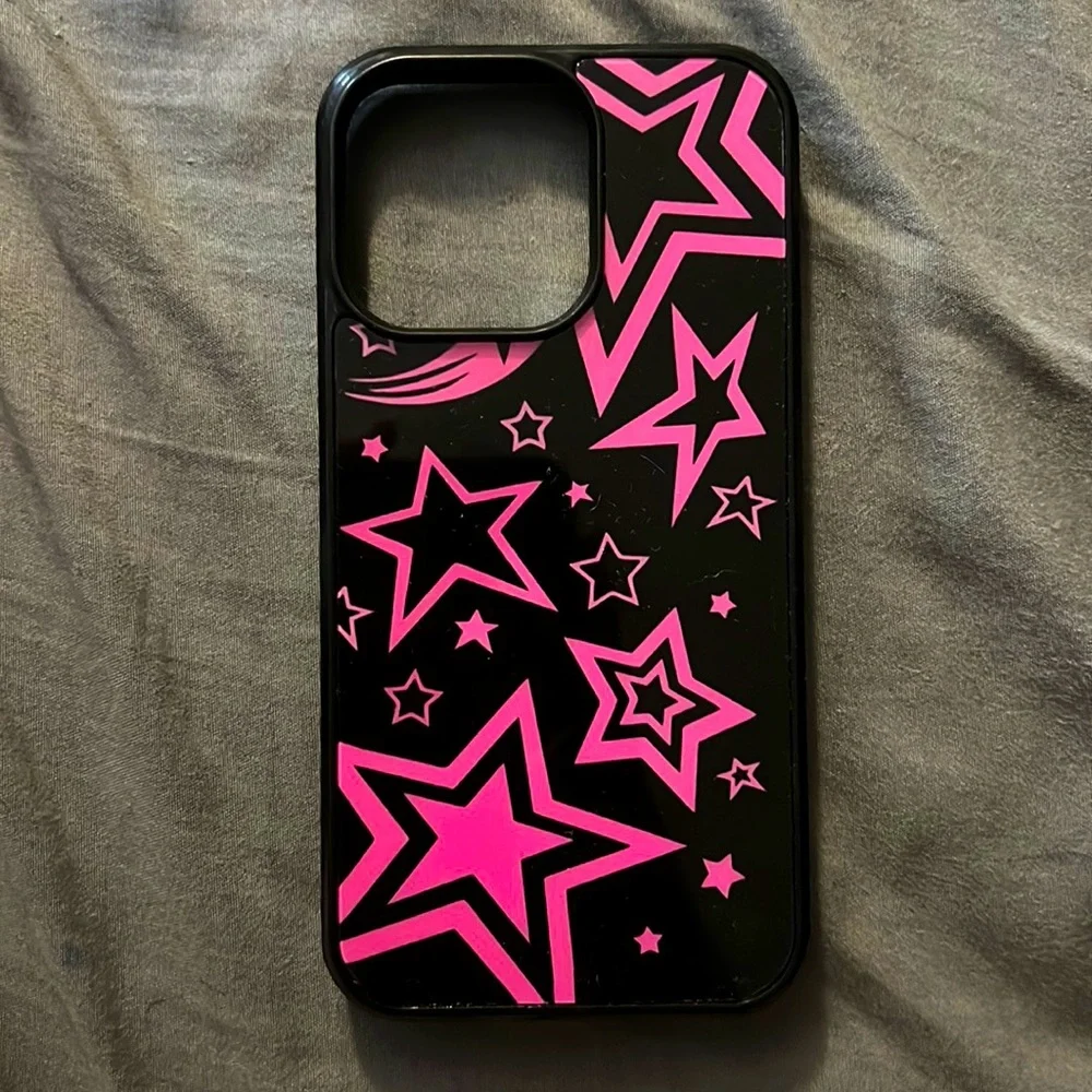 SUPER STAR IPHONE 13 pro case 🖤💗